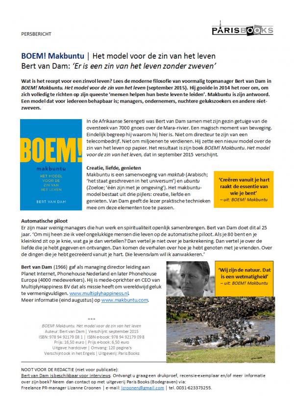 pers bericht